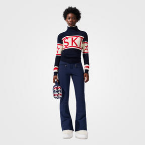 Blusa Suéter Feminino Gola Rolê Ski Montevie