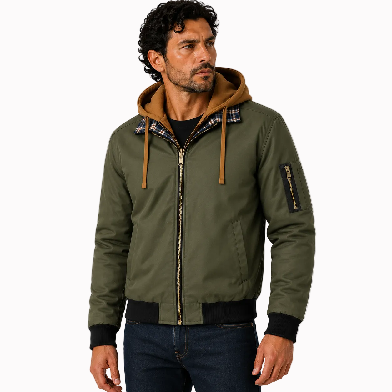 Jaqueta Masculina HoodBomber Montevie