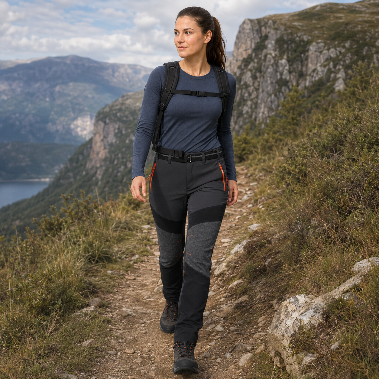 Calça Trekking Feminina Impermeável Montevie