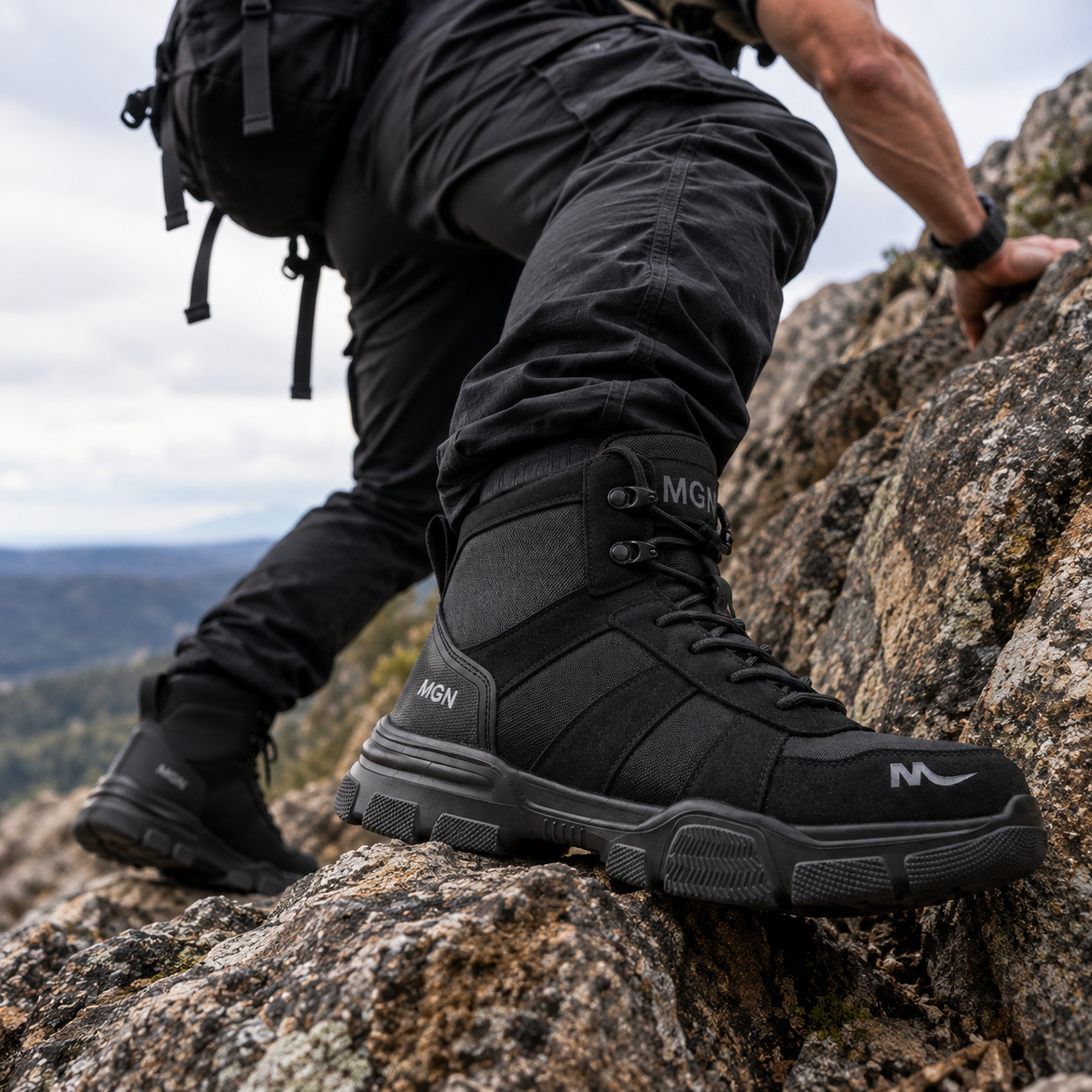 Bota de Segurança Bico de Aço Antiderrapante Montevie