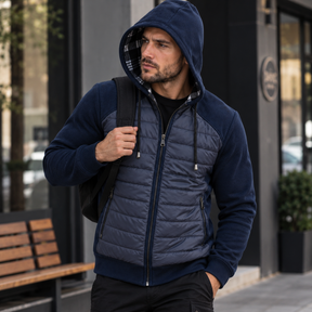 Cardigã Masculino de Malha com Zíper Montevie