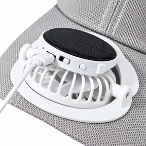 Boné Respirável Com Ventilador Solar Masculino Montevie