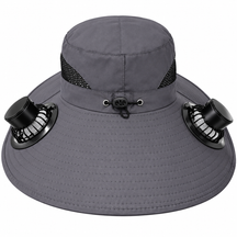 Chapéu Com 2 Ventiladores Masculino Montevie