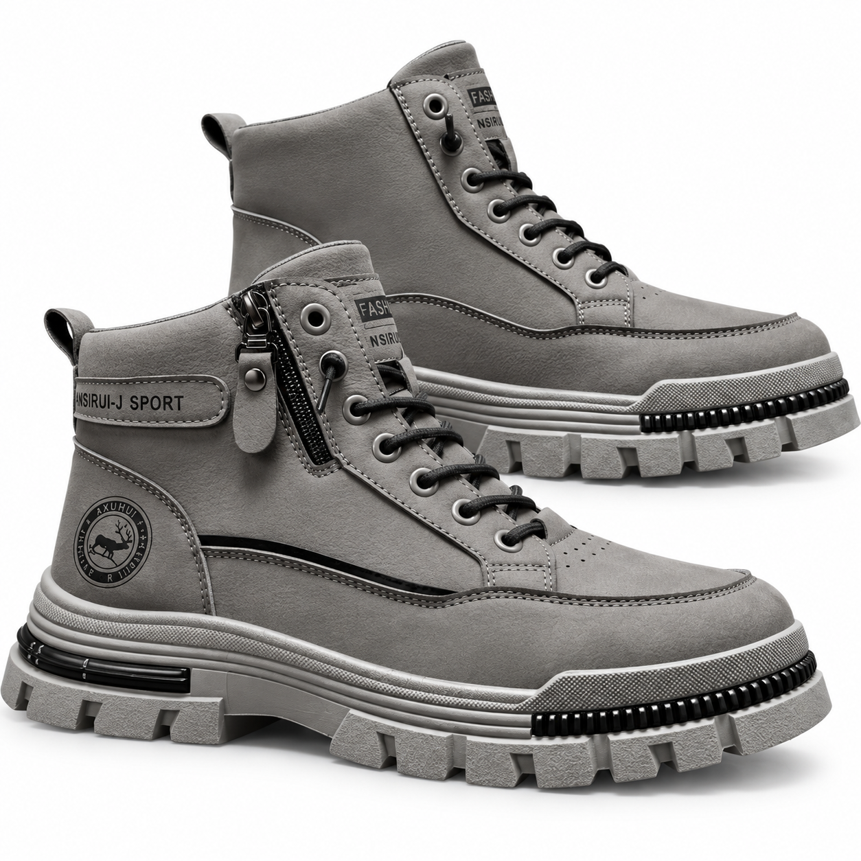 Bota Antiderrapante Masculina Cano Alto Montevie