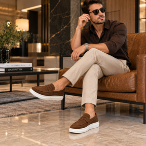Mocassim Camurça Masculino Comfort Montevie