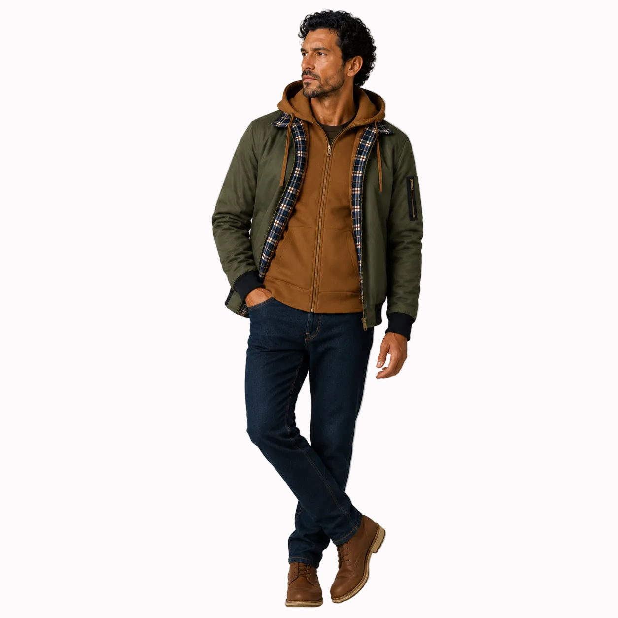 Jaqueta Masculina HoodBomber Montevie