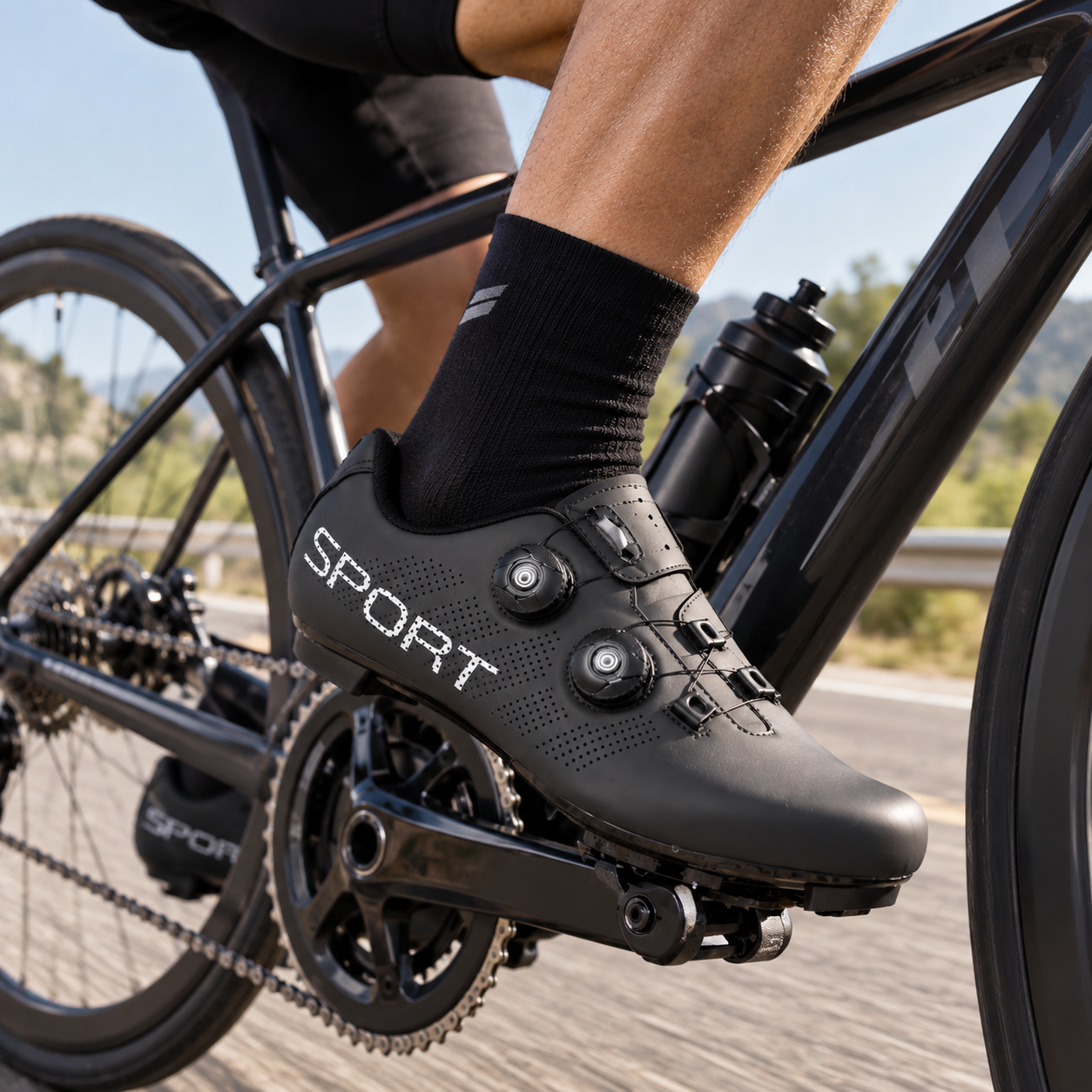 Sapato de Ciclismo com Trava SPD/MTB Montevie