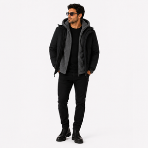 Jaqueta 2 em 1 Masculina Impermeável Fleece Winter Montevie
