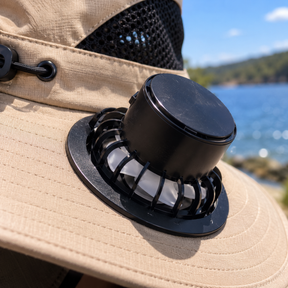 Chapéu Com 2 Ventiladores Masculino Montevie
