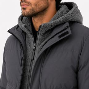 Jaqueta 2 em 1 Masculina Impermeável Fleece Winter Montevie
