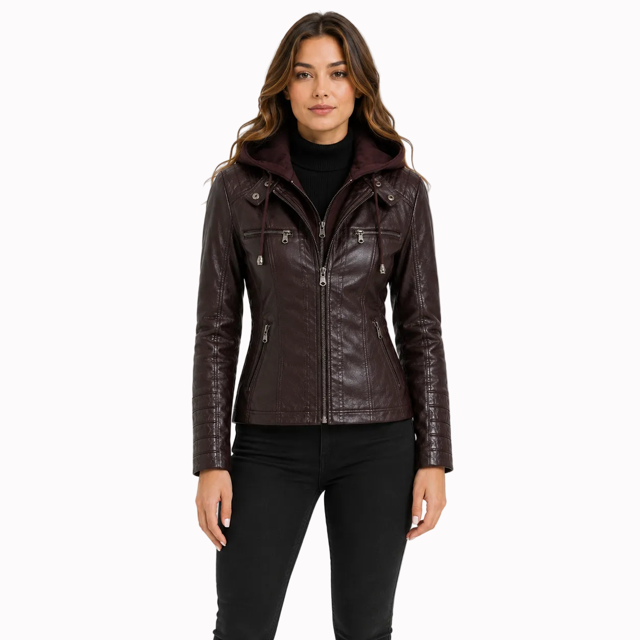 Jaqueta Feminina com Capuz Montevie