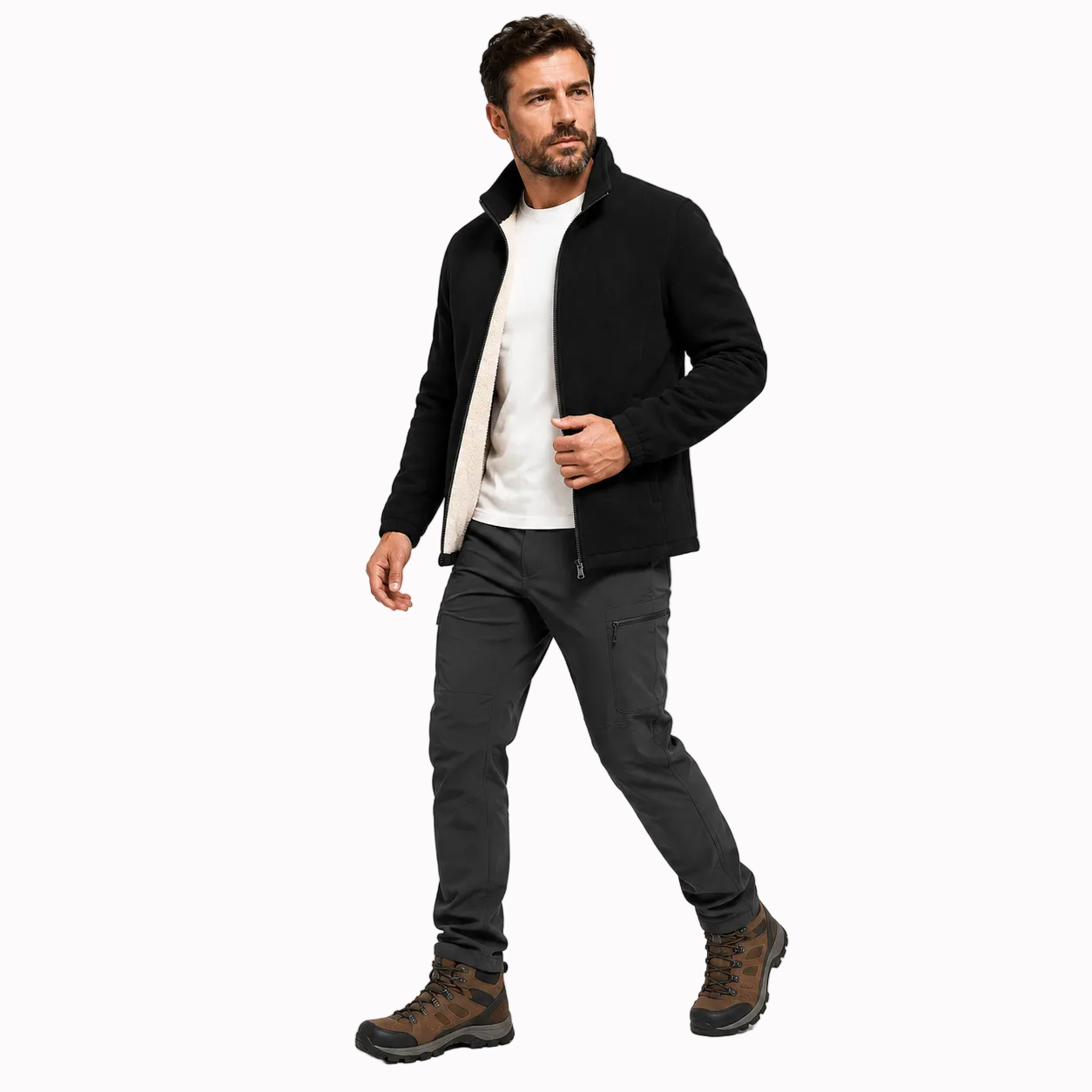Jaqueta Fleece Masculina Classic Montevie