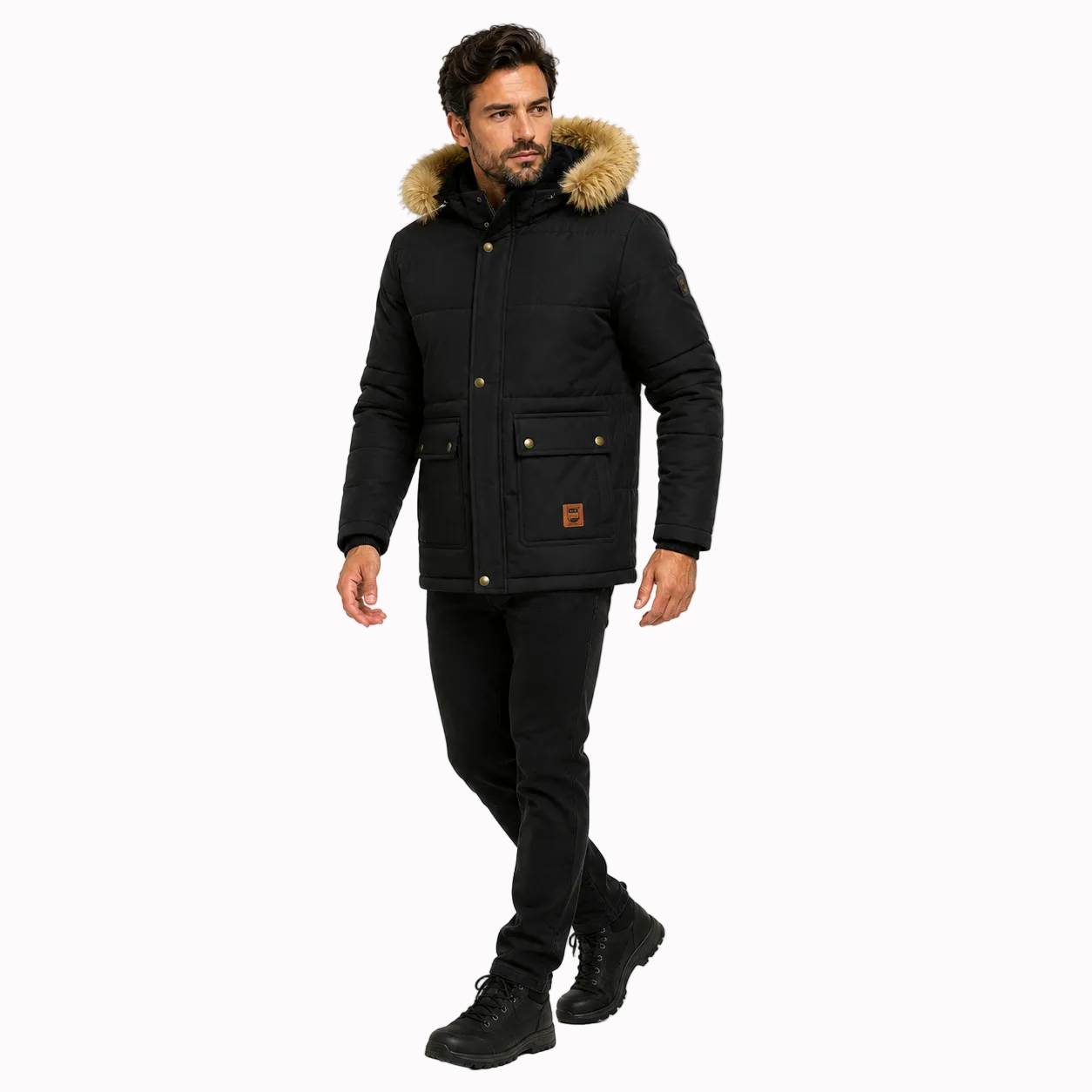 Jaqueta Parka Masculina Interior Lã Vie
