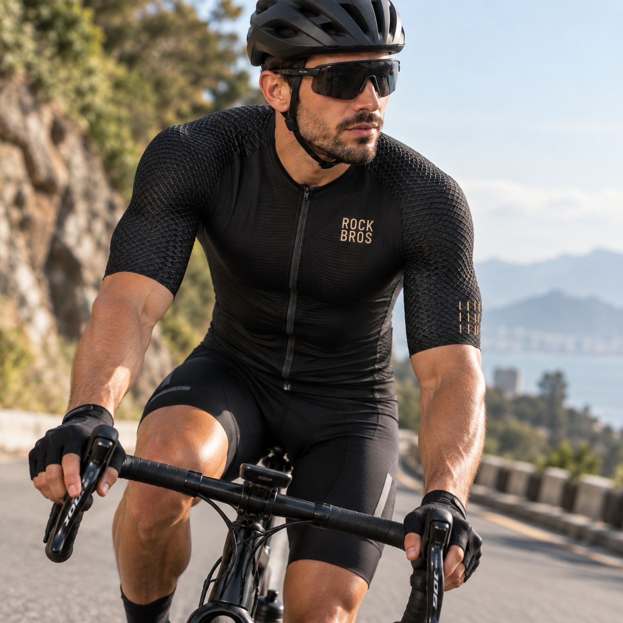 Camisa de Ciclismo Manga Curta e Manga Longa Reflectiva Montevie