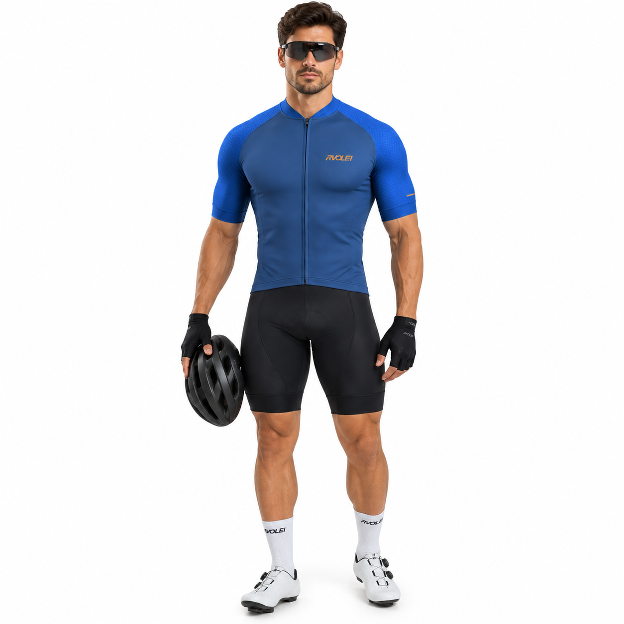 Conjunto de Ciclismo Masculino Camisa e Bermuda Montevie