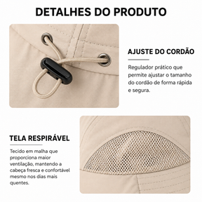 Chapéu Proteção Contra Insetos Masculino Montevie