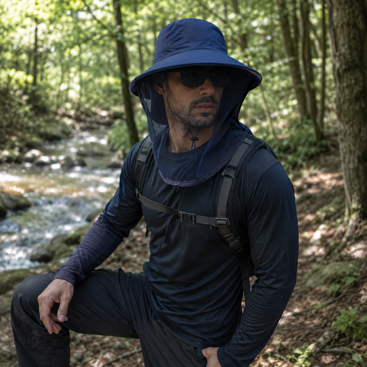 Chapéu Proteção Contra Insetos Masculino Montevie