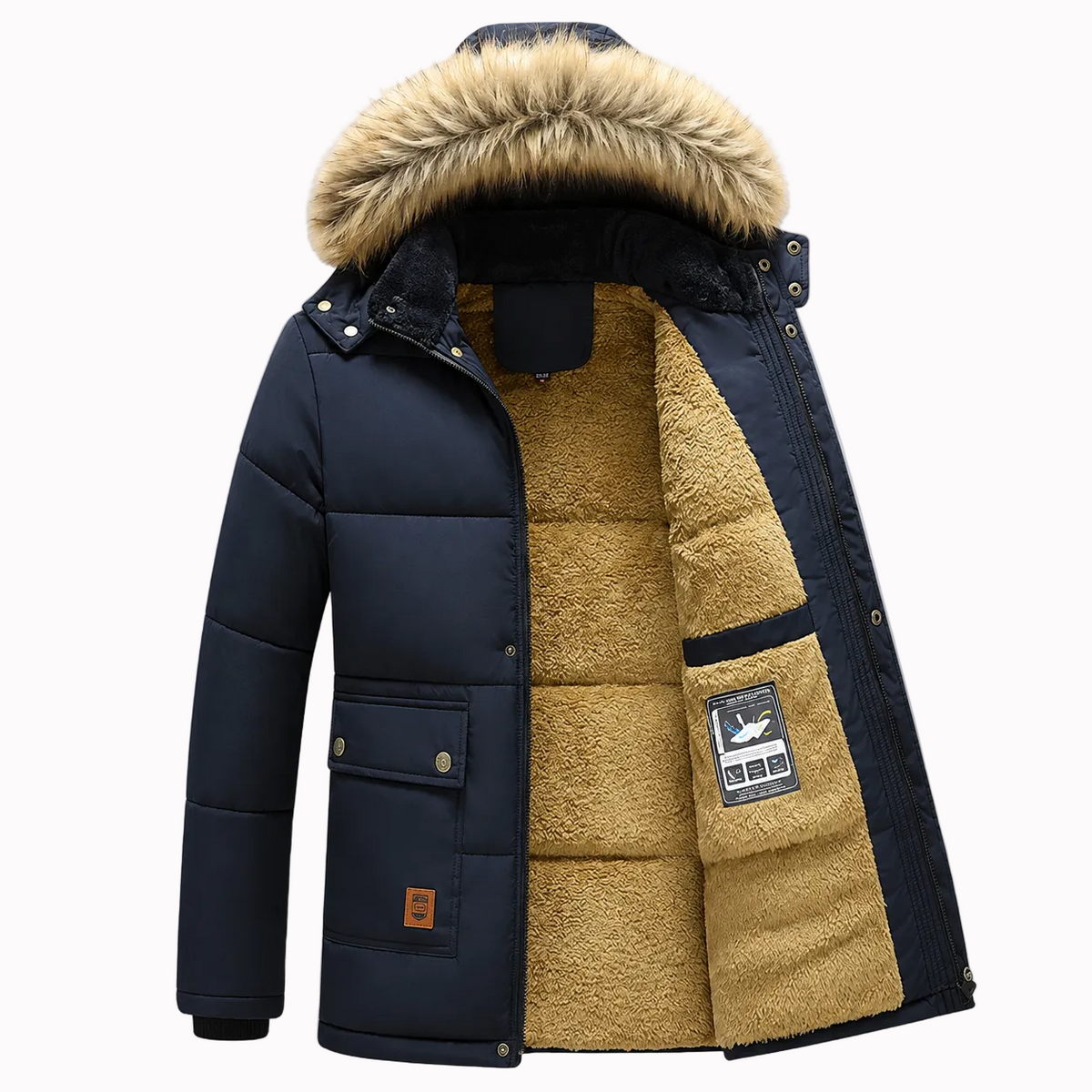 Jaqueta Parka Masculina Interior Lã Vie Montevie