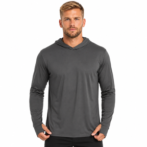 Blusa Masculina Térmica Anti-UV com Capuz Montevie