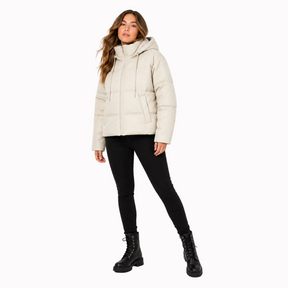 Jaqueta Puffer Feminina Vintage Labella Montevie