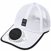 Boné Respirável Com Ventilador Solar Masculino Montevie