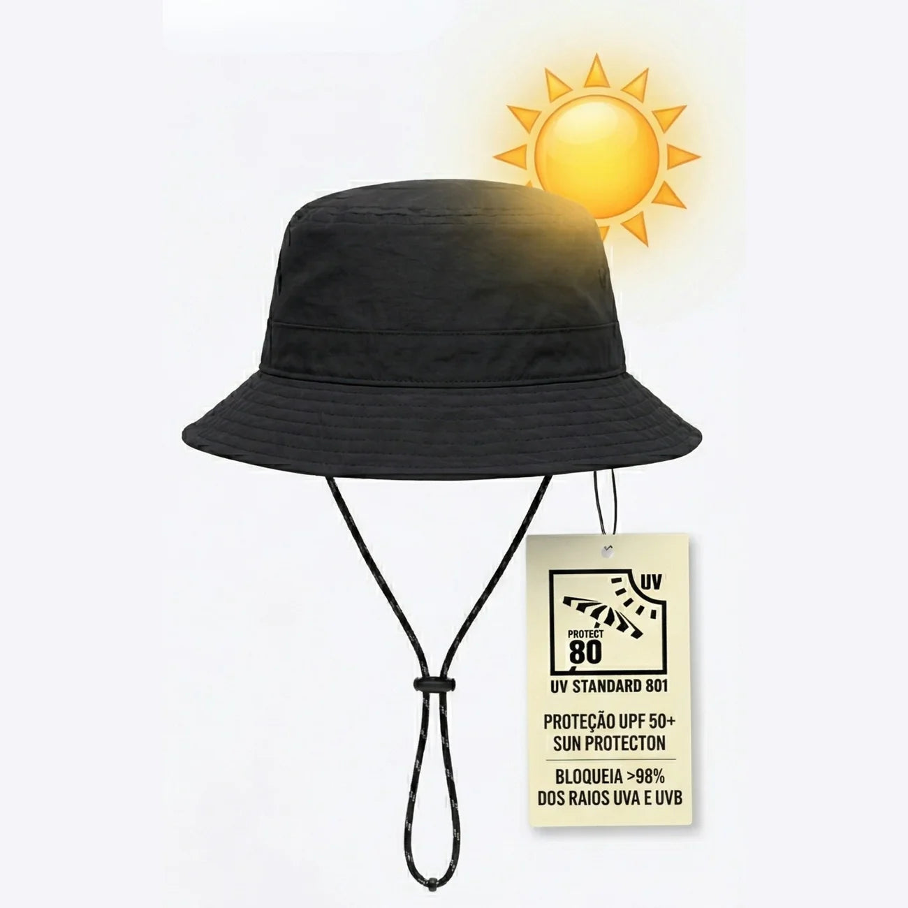 Chapéu Portátil Impermeável UV50+ Montevie