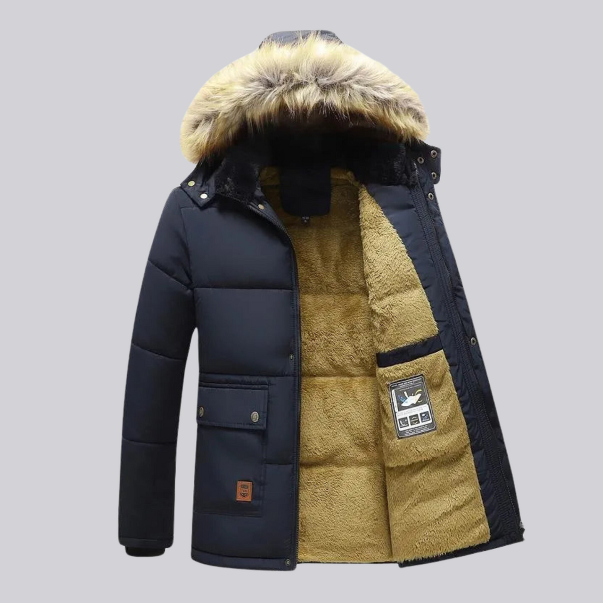 Jaqueta Parka Masculina Interior Lã Vie Montevie