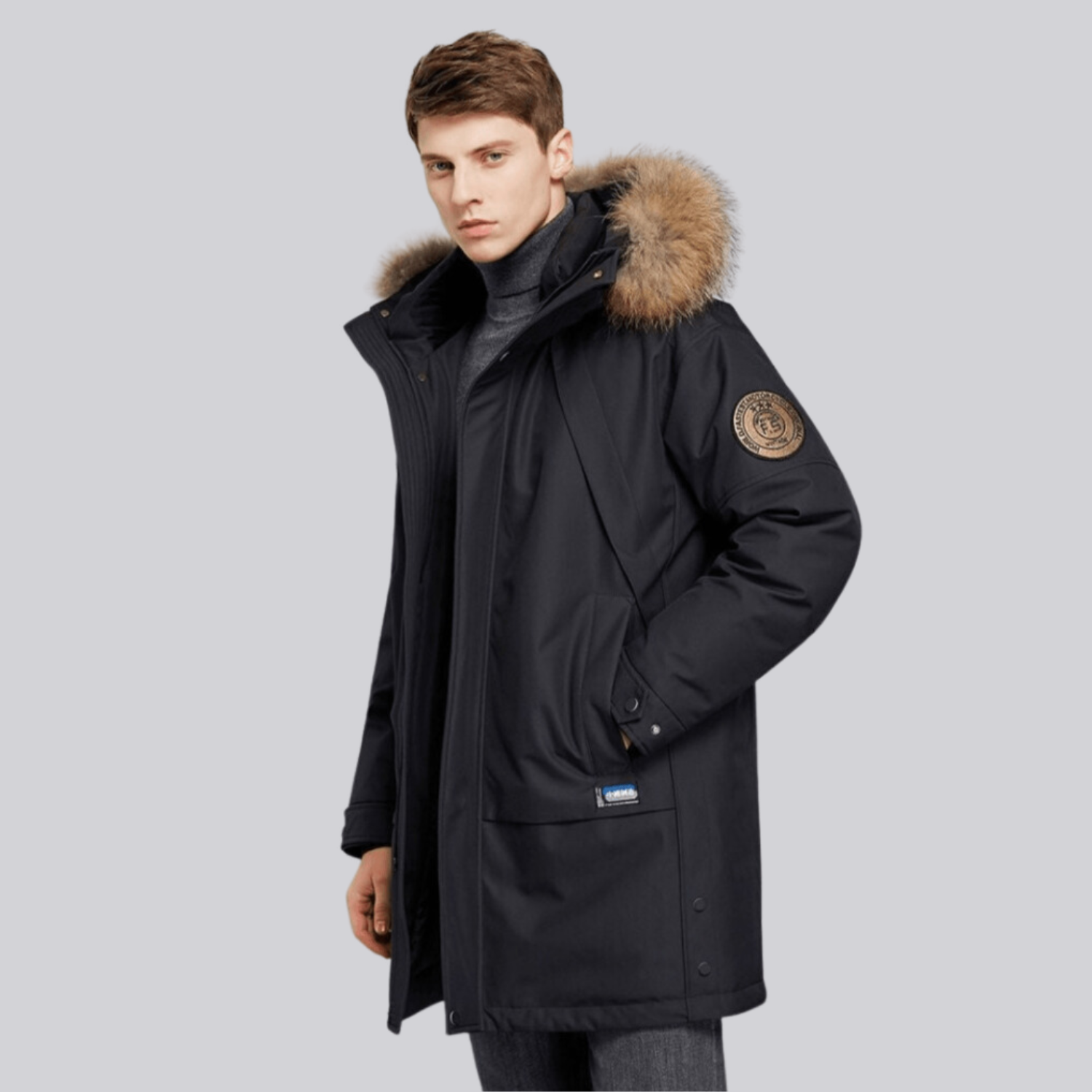 Jaqueta Parka Masculina Térmica Impermeável Montevie