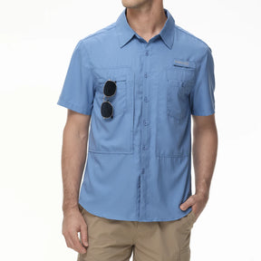 Camisa Masculina UPF50+ Trekking Montevie