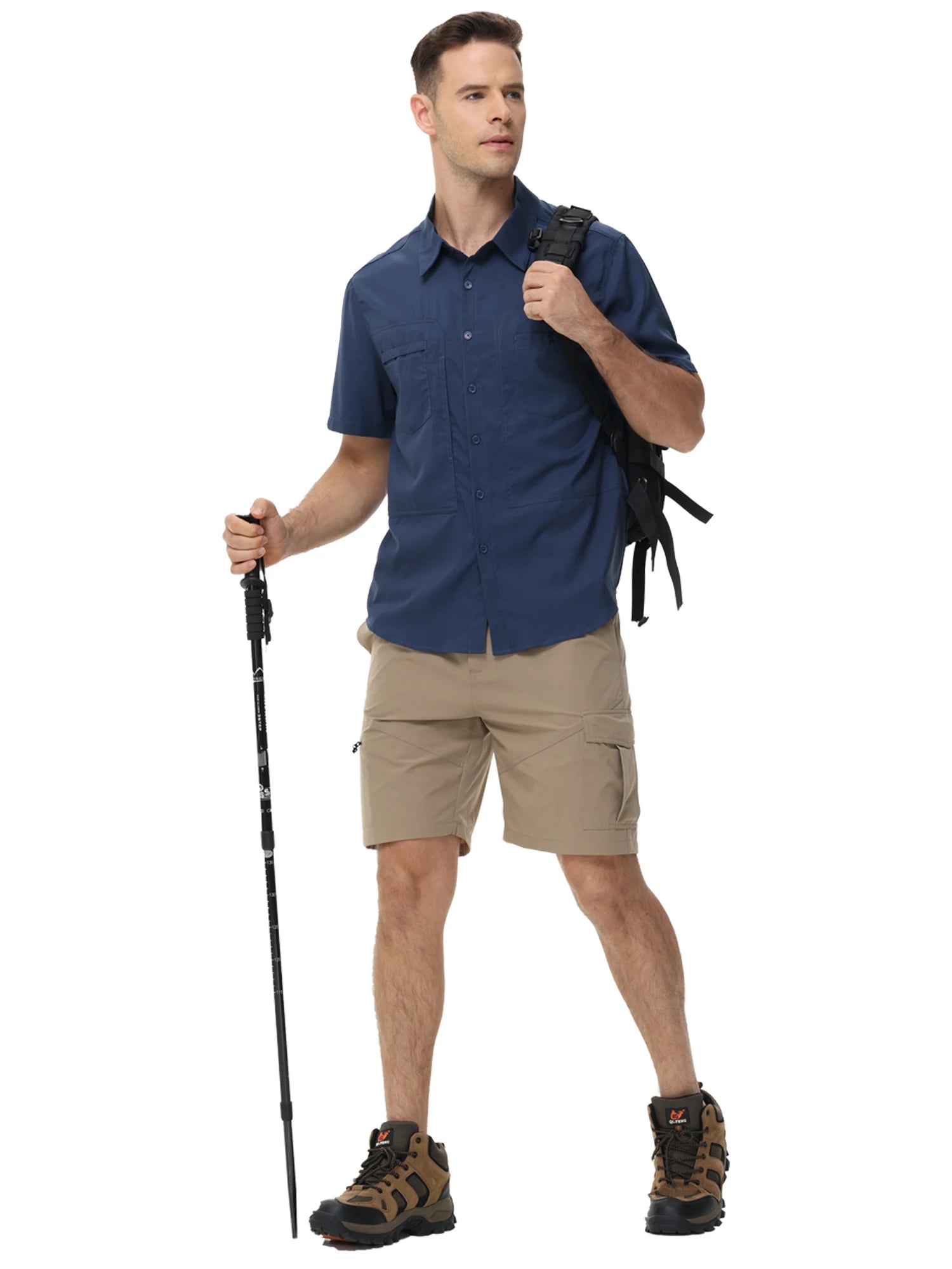 Camisa Masculina UPF50+ Trekking Montevie