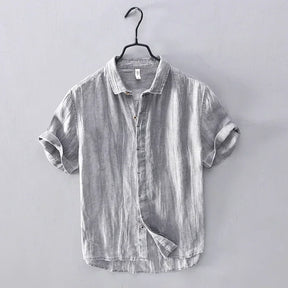 Camisa de Linho Masculina Casual