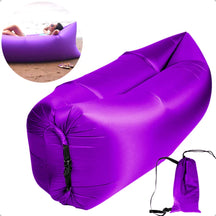 Sofá Inflável Portátil com Bolsa – Ideal para Praia, Camping e Piscina
