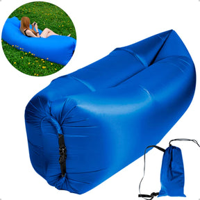 Sofá Inflável Portátil com Bolsa – Ideal para Praia, Camping e Piscina