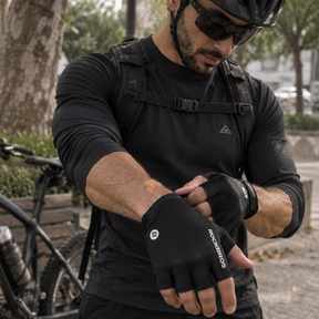 Luva de Ciclismo Meio Dedo Antiderrapante Montevie