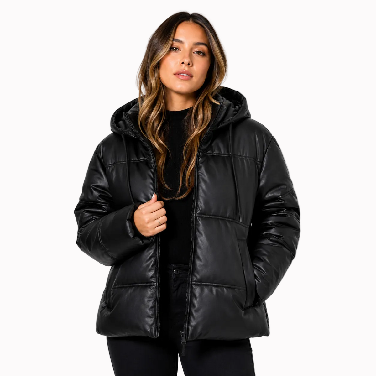 Jaqueta Puffer Feminina Vintage Labella Montevie
