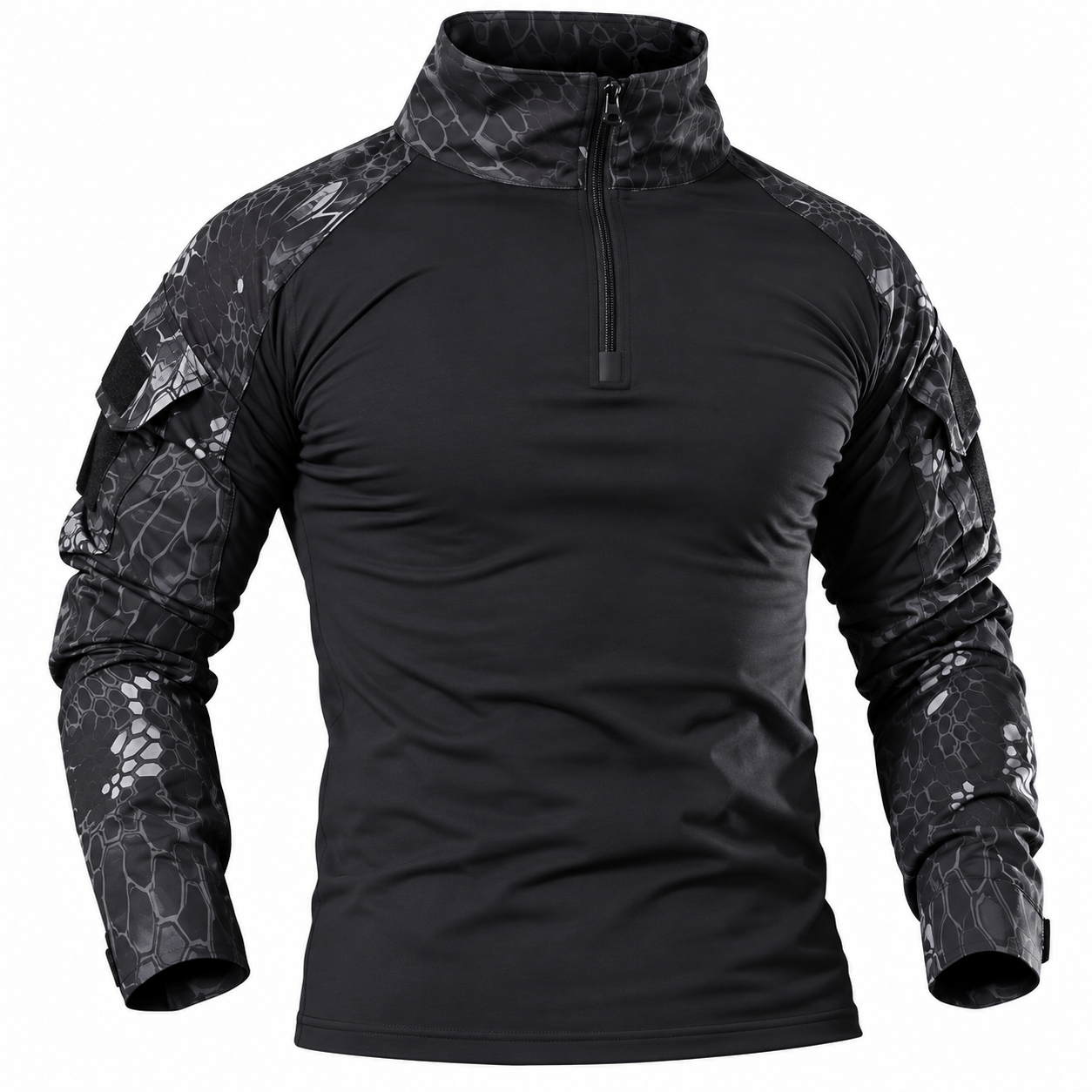 Camiseta Tática Camuflada Manga Longa Montevie