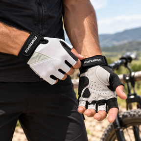 Luva de Ciclismo Meio Dedo com Gel Acolchoado Montevie