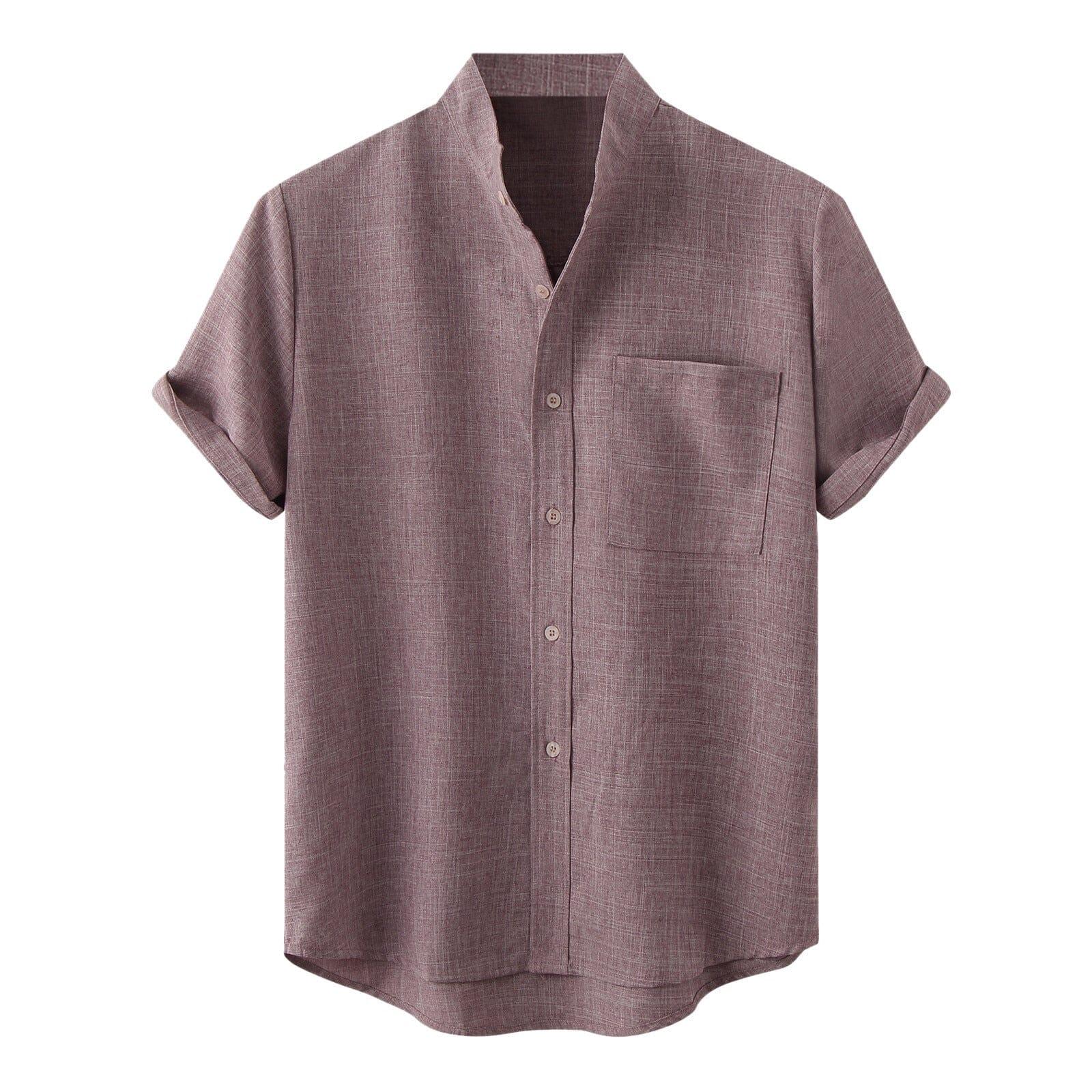 Camisa Masculina Lisa Casual Elegante – Conforto e Estilo