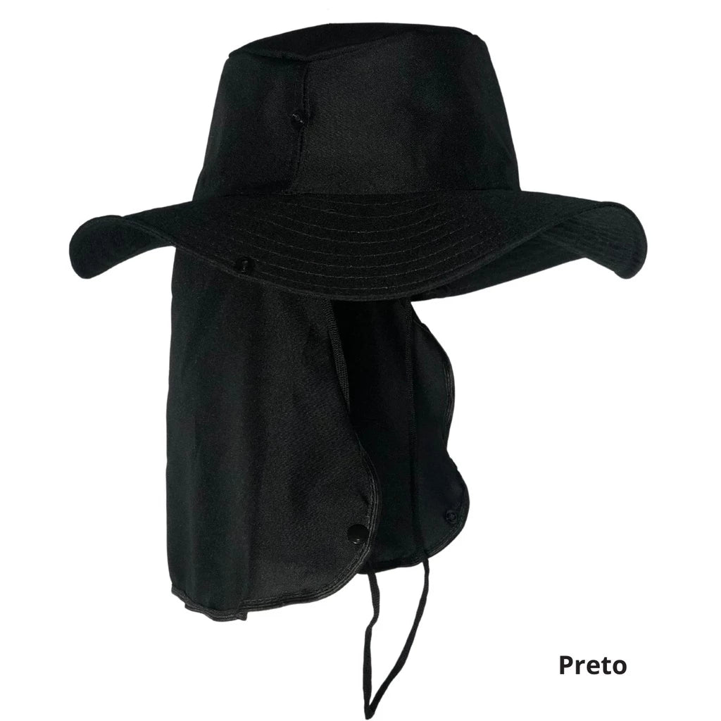 Chapéu Pescador Australiano com Proteção Pescoço