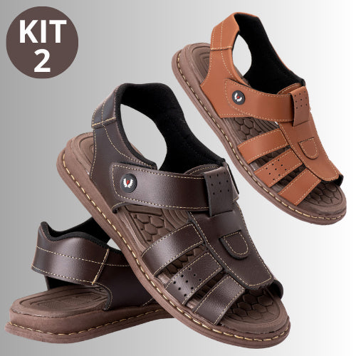 Sandália Masculina Sola Anatômica Confortável Montevie