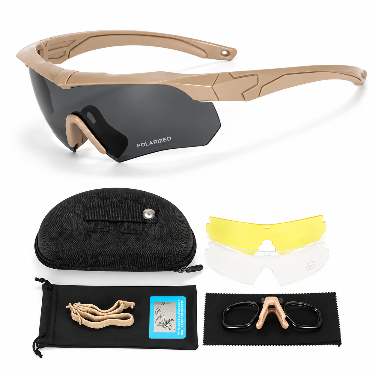 Óculos Tático Militar 3 Lentes Montevie