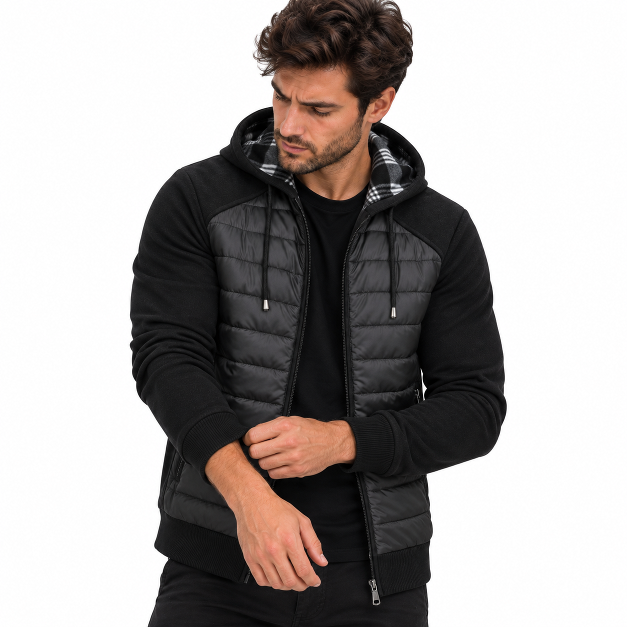 Cardigã Masculino de Malha com Zíper Montevie