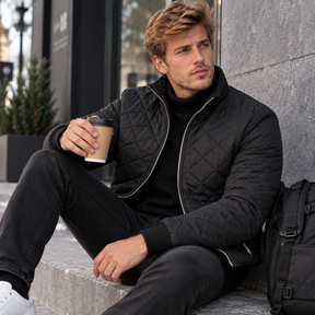 Jaqueta Bomber Masculina Forro de Lã Montevie