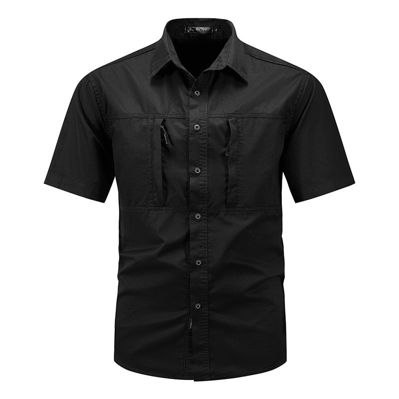 Camisa Masculina Manga Curta Vert Montevie