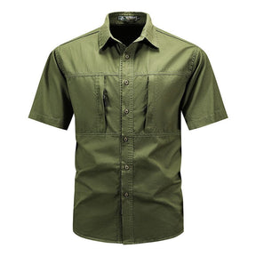 Camisa Masculina Manga Curta Vert Montevie