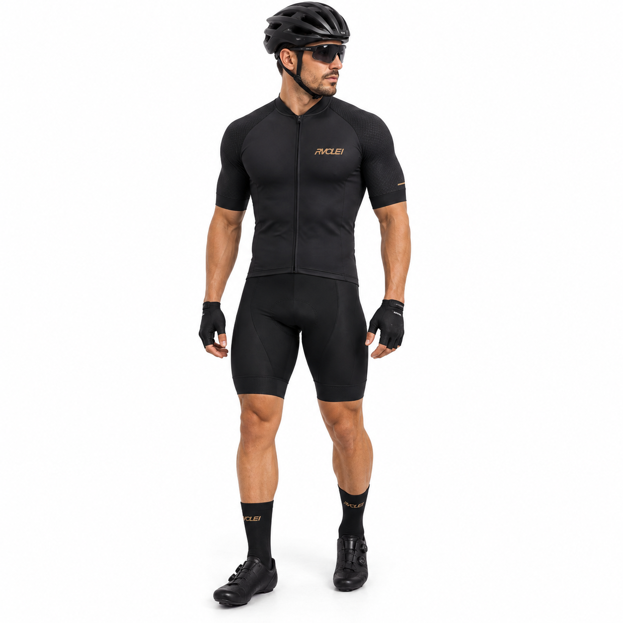 Conjunto de Ciclismo Masculino Camisa e Bermuda Montevie