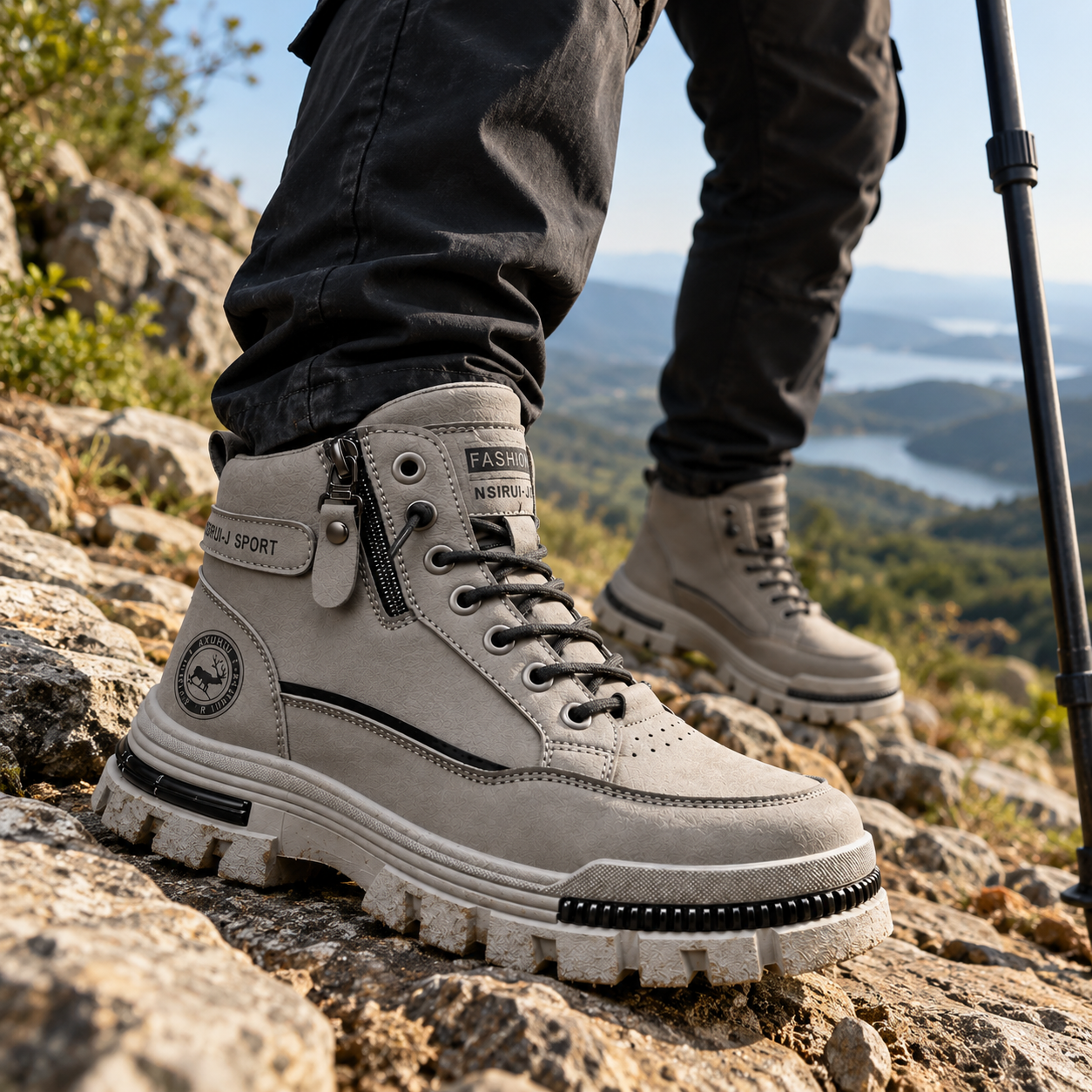 Bota Antiderrapante Masculina Cano Alto Montevie