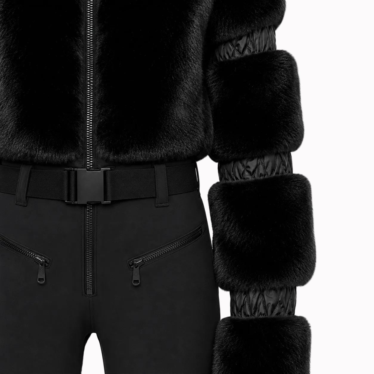 Macacão Feminino Ski Noir Impermeável Térmico Premium Montevie