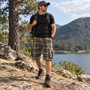 Bermuda Cargo Camuflada Masculina Montevie