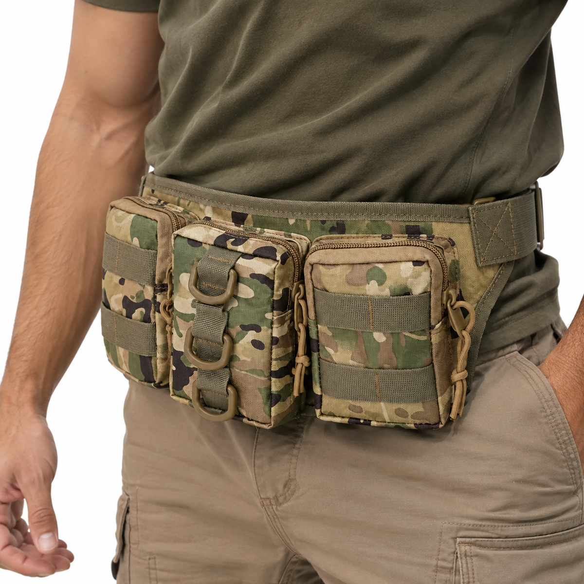 Bolsa de Cintura Impermeável para Trilha e Camping Montevie